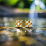 Diamond Studs, Diamond earrings, earring, gold Earring, dimoand jewellery, Efif diamond Jewellery