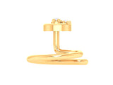 Graceful Oval Nose Pin