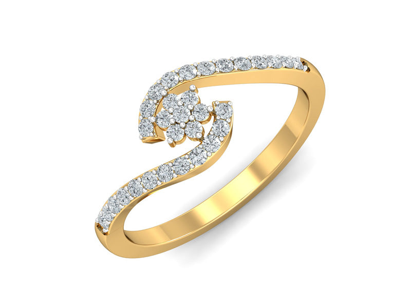 Fancy Floret Encased Ring For Women EFIF Diamonds – EF-IF