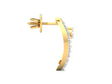 Sleek Elongated Arc Studs efifdiamonds Sleek Elongated Arc Studs efifdiamonds Studs Earrings 20996.00 EF-IF Diamond Jewellery