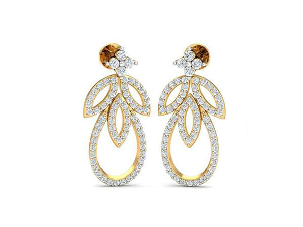 Splendid Tulip Studs efifdiamonds Splendid Tulip Studs efifdiamonds Studs Earrings 97335.00 EF-IF Diamond Jewellery