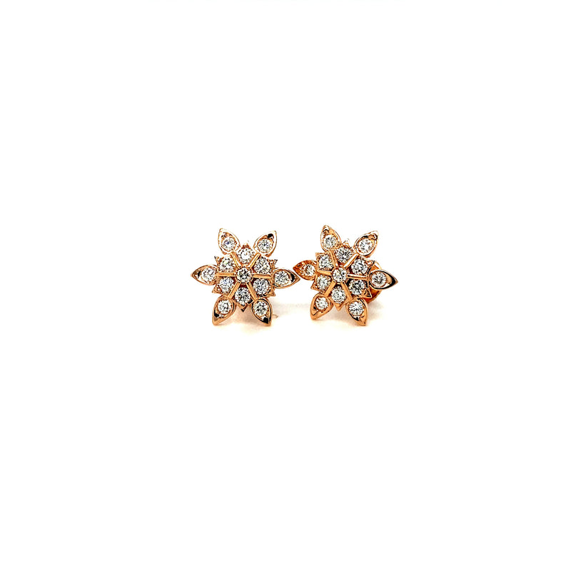 18k Yellow Gold Diamond Earrings LE2108_YELLOW_18K_ER | Dondero's Jewelry |  Vineland, NJ