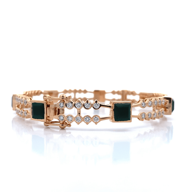AGASTI CLOSE SETTING DIAMOND BANGLE