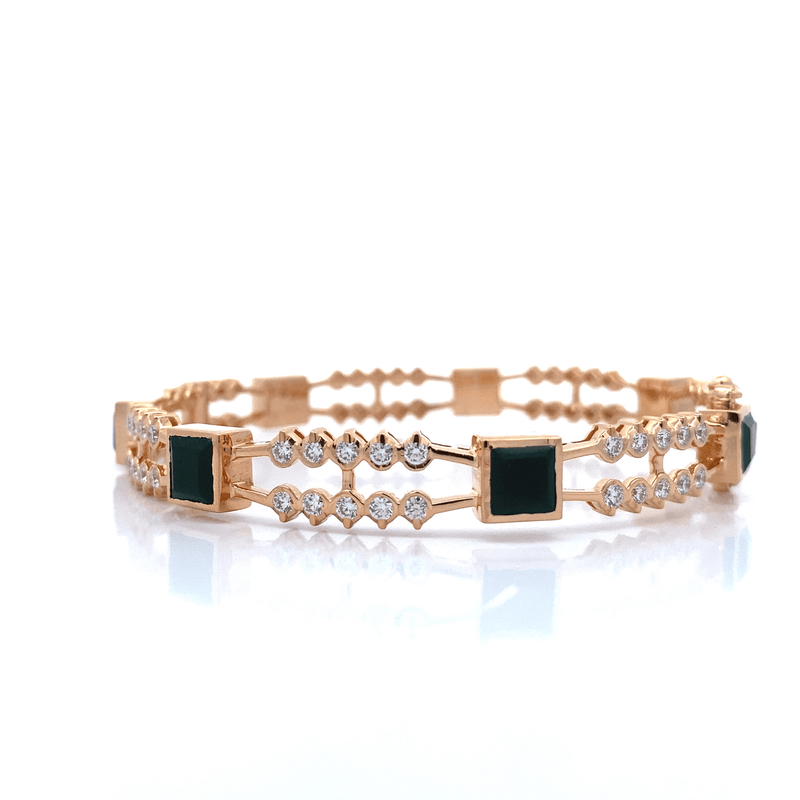 AGASTI CLOSE SETTING DIAMOND BANGLE