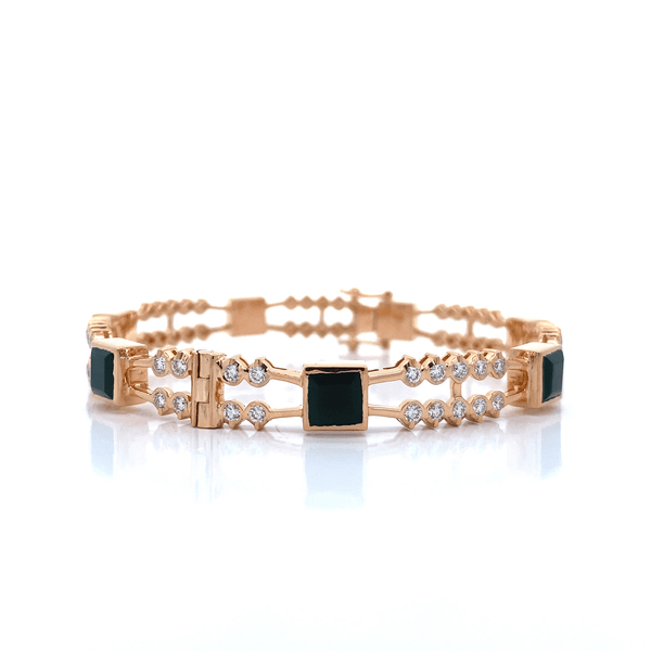 AGASTI CLOSE SETTING DIAMOND BANGLE