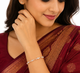 Eclectic Ultra Light Weight Diamond Bangle