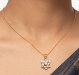 Evergreen Bliss Yellow Gold Diamond Pendant
