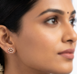The Aadhini Closed Setting 22k Diamond Stud