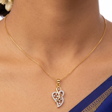 Evergreen 18K Yellow Gold Diamond Pendant