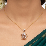 Star-Struck Rose Gold Diamond Pendant