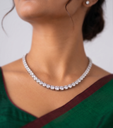 RADIANT DIAMOND NECKLACE