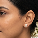 The Classic Aduku Closed Setting 22k Diamond Stud Earrings