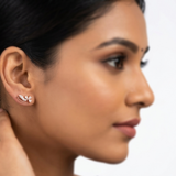 Aura 18k Rose Gold Diamond Studs