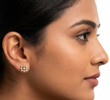 The Akhalya Closed Setting 22k Diamond Stud