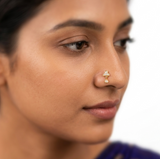 Srujana Hanging Traditional Diamond Nosepin