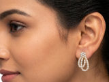 Elegant Interlinked Loop Earrings