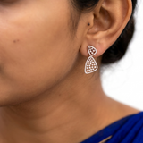 ECCENTRIC DIAMOND STUDS