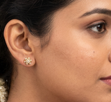 The Dharshini Closed Setting 22k Diamond Stud