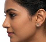 The Indumukhi Closed Setting 22k Diamond Stud