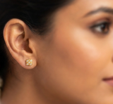 The Poorni Closed Setting 22k Diamond Stud