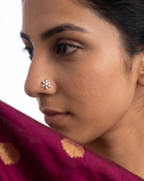 Delightful Floral Nose Pin