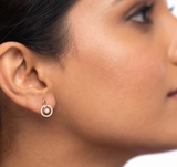 Round Galaxy 18k Diamond Studs