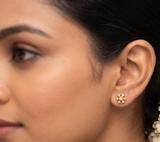 The Mridula Closed Setting 22k Diamond Stud