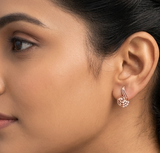 The Magnetic 18k Rose Gold Diamond Studs
