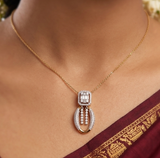 Urbane 18K Rose Gold Diamond Pendant