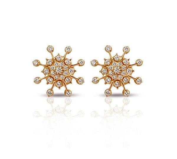 The Prathama Closed Setting 22k Diamond Stud