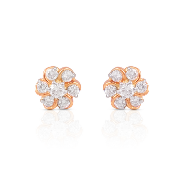 The Evergreen 7 Diamond Closed Setting 22k Stud