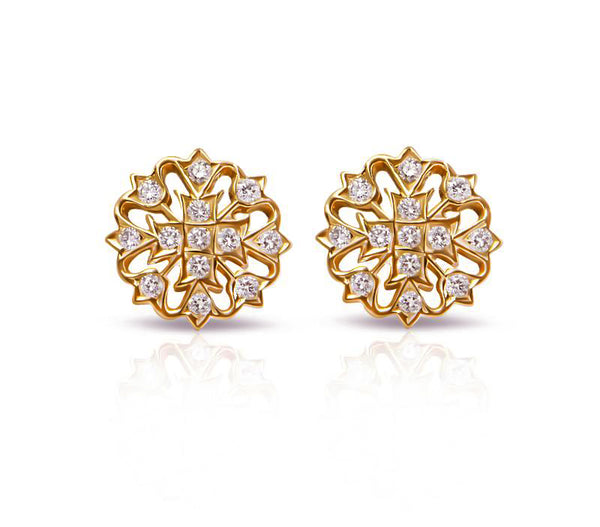 The Sanmithi Closed Setting 22k Diamond Stud