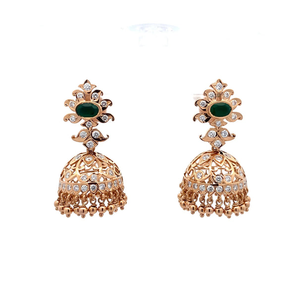 Latest Jhumka Earrings Designs Online - Blingvine