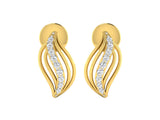 Adorable Striped Petal Studs
