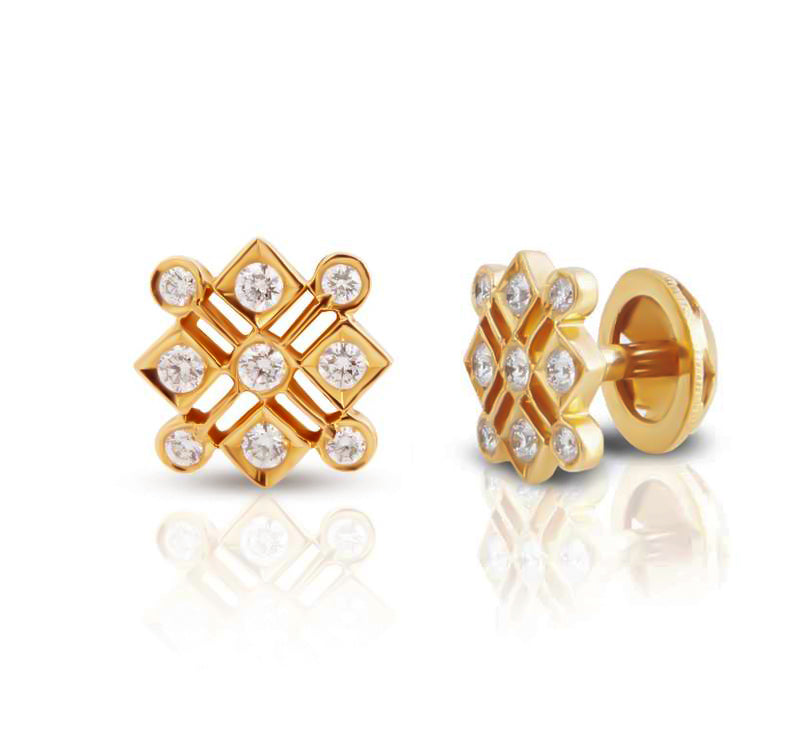 The Kalpana  Closed Setting 22k Diamond Stud