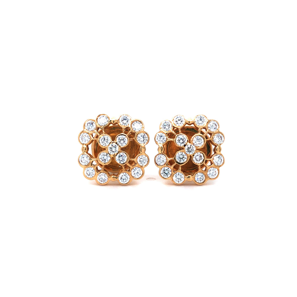 Lacey Diamond Black Earrings - Fabuleux Vous Jewellery