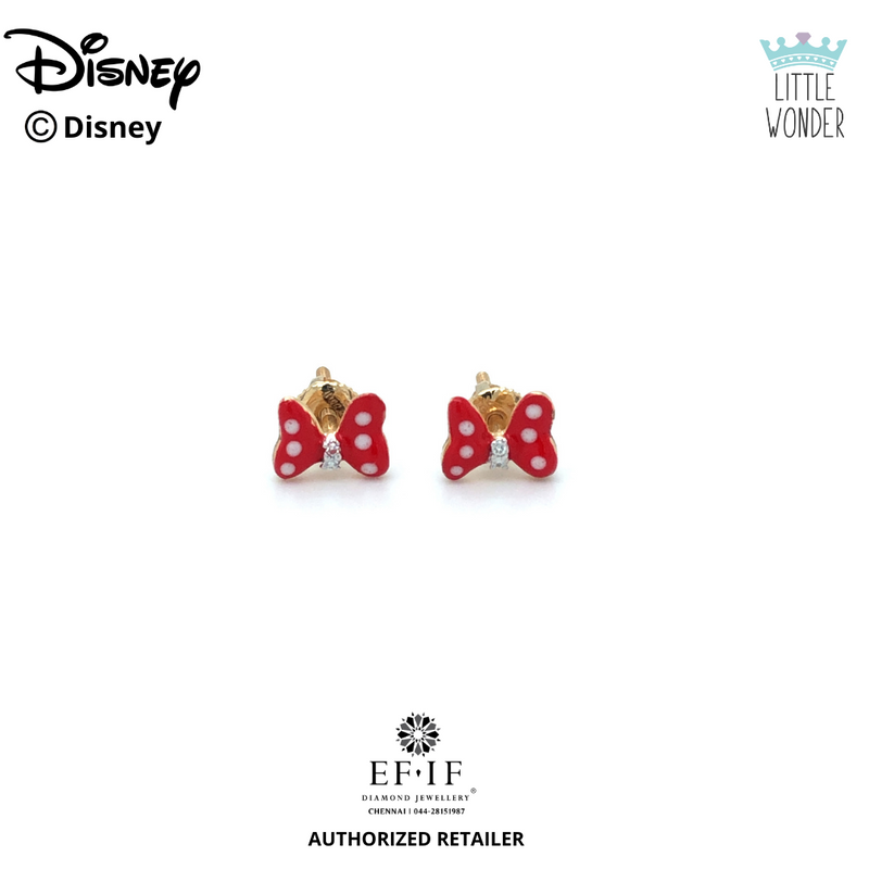 MINNIE MOUSE BOW STUD