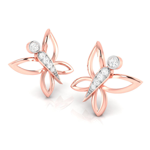 Delicate Butterfly Studs