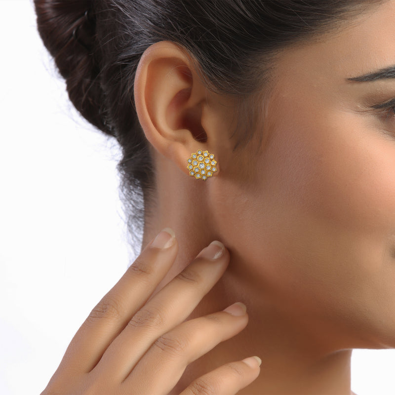 Diamond Studs, Diamond earrings, earring, gold Earring, dimoand jewellery, Efif diamond Jewellery 