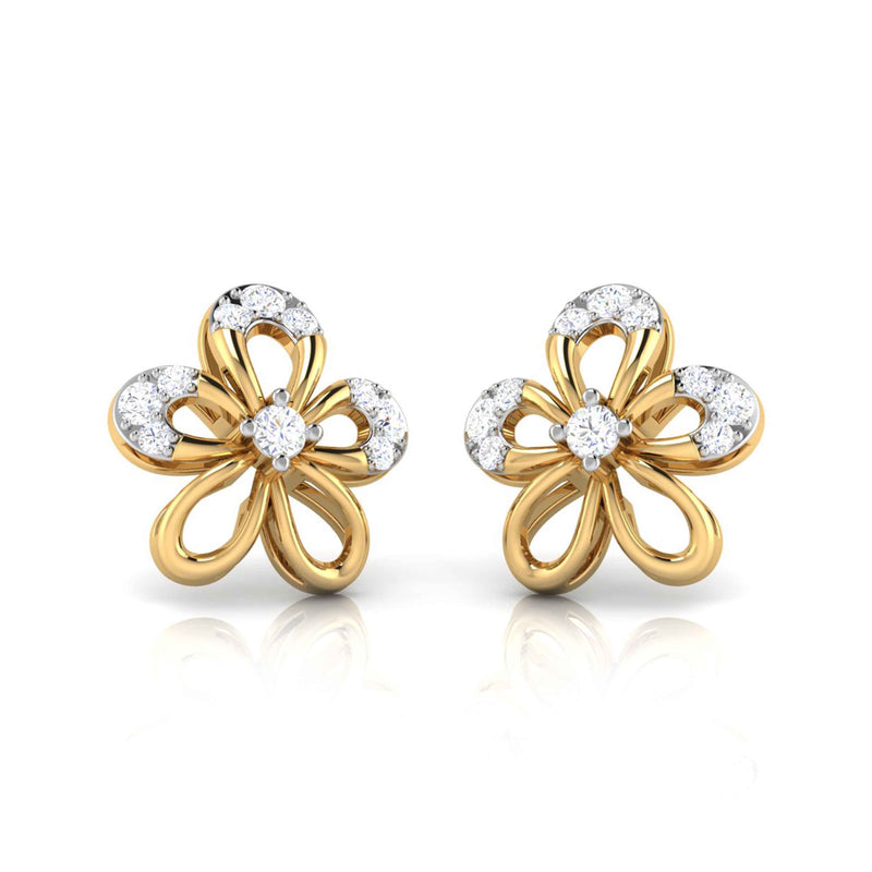 Diamond Studs, Diamond earrings, earring, gold Earring, dimoand jewellery, Efif diamond Jewellery 