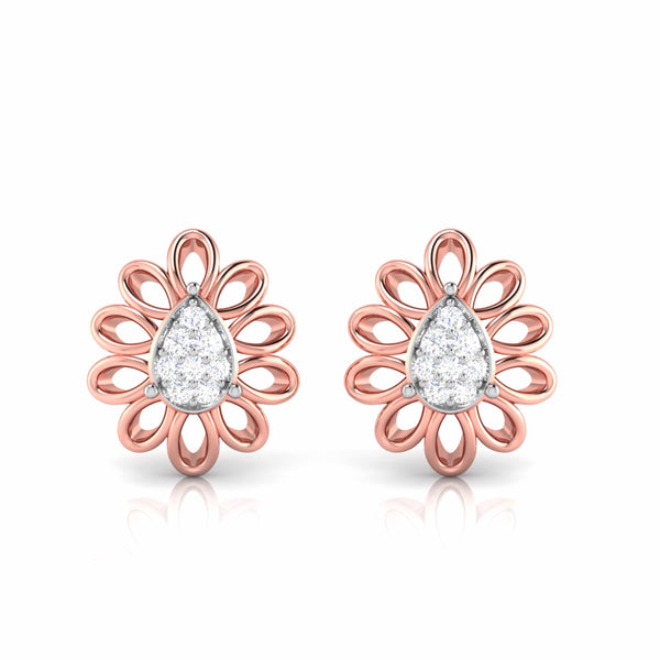 Diamond Studs, Diamond earrings, earring, gold Earring, dimoand jewellery, Efif diamond Jewellery 