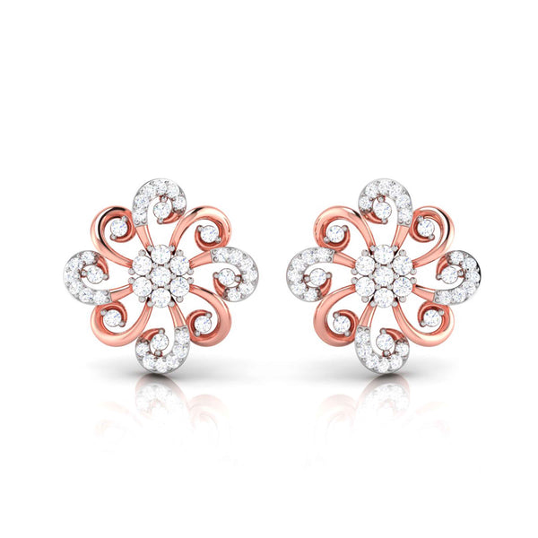 Diamond Studs, Diamond earrings, earring, gold Earring, dimoand jewellery, Efif diamond Jewellery 