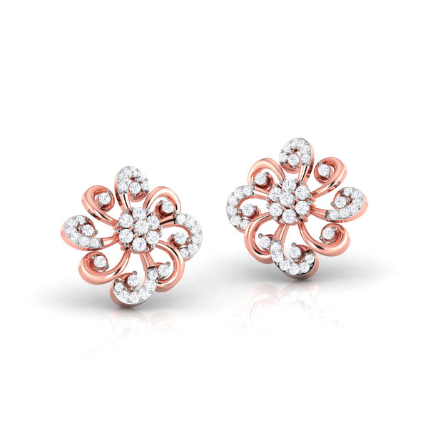 Diamond Studs, Diamond earrings, earring, gold Earring, dimoand jewellery, Efif diamond Jewellery 