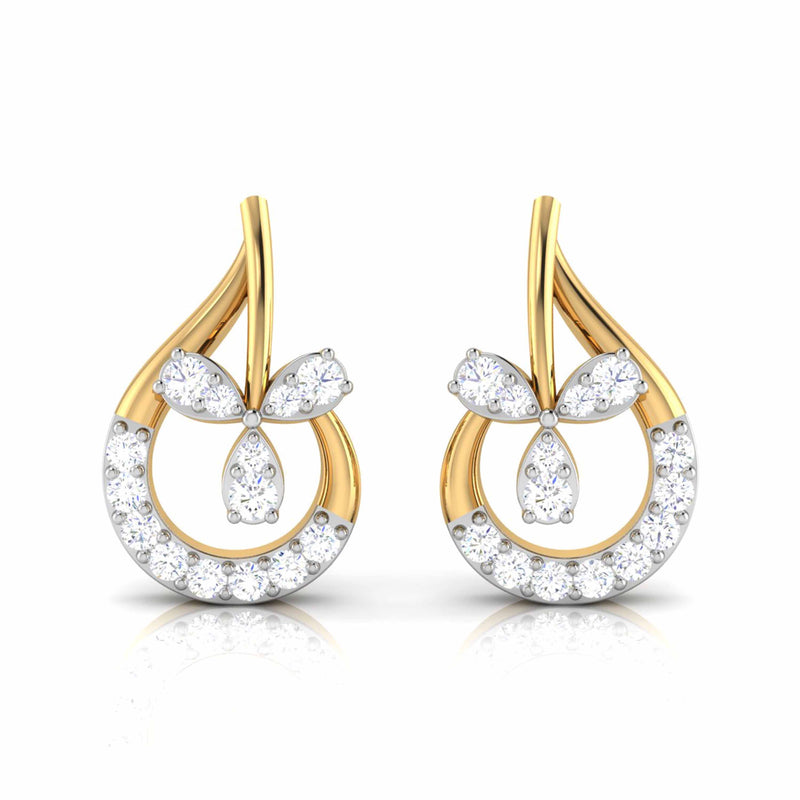 Diamond Studs, Diamond earrings, earring, gold Earring, dimoand jewellery, Efif diamond Jewellery 