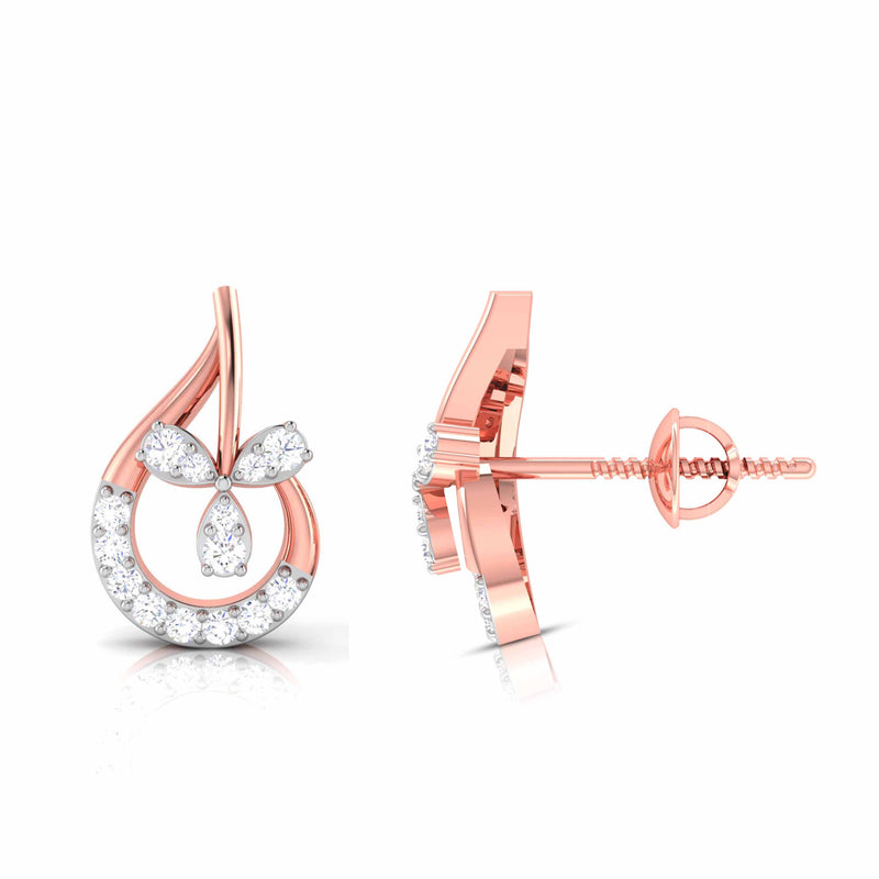 Diamond Studs, Diamond earrings, earring, gold Earring, dimoand jewellery, Efif diamond Jewellery 