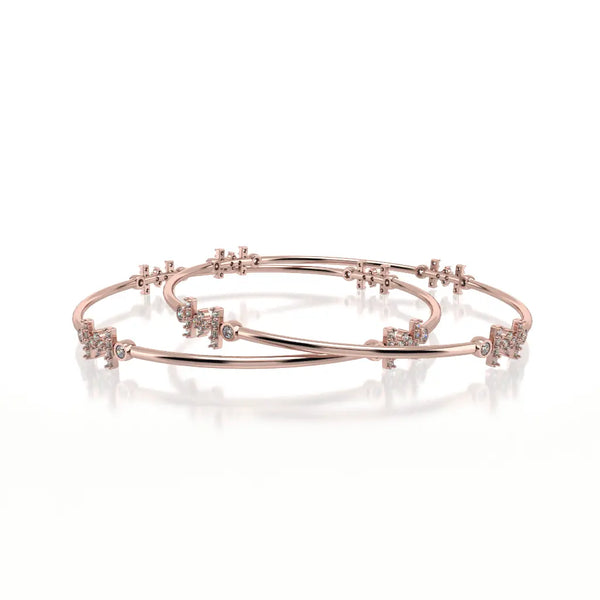 PRISCILLA  DIAMOND BANGLE