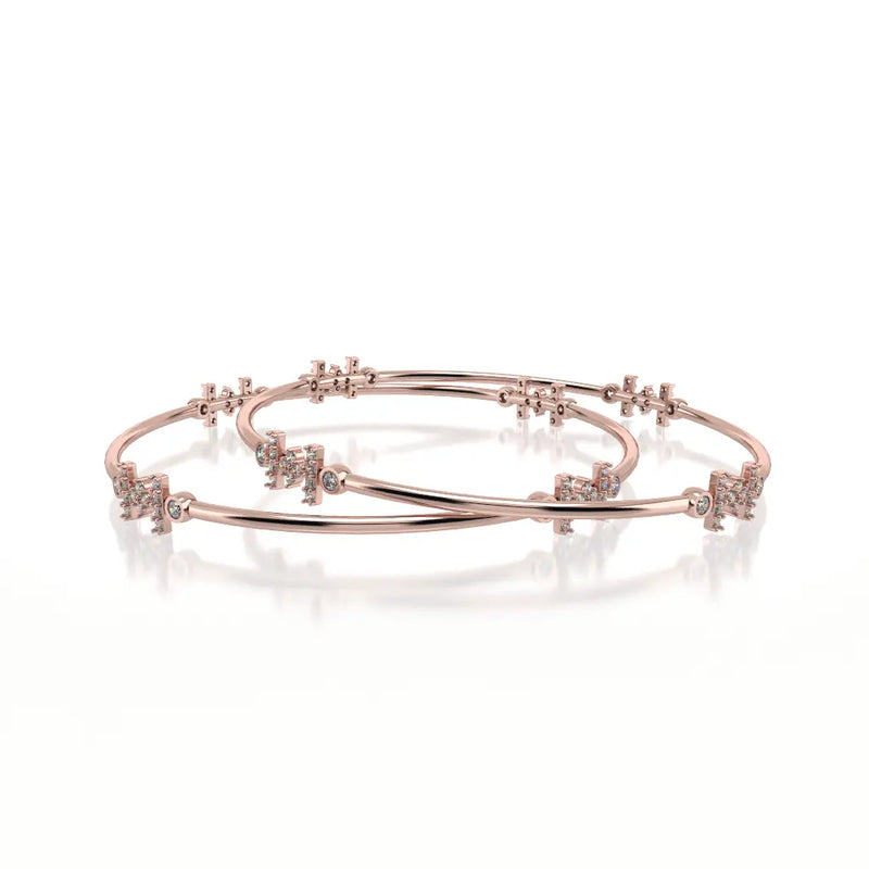 PRISCILLA  DIAMOND BANGLE