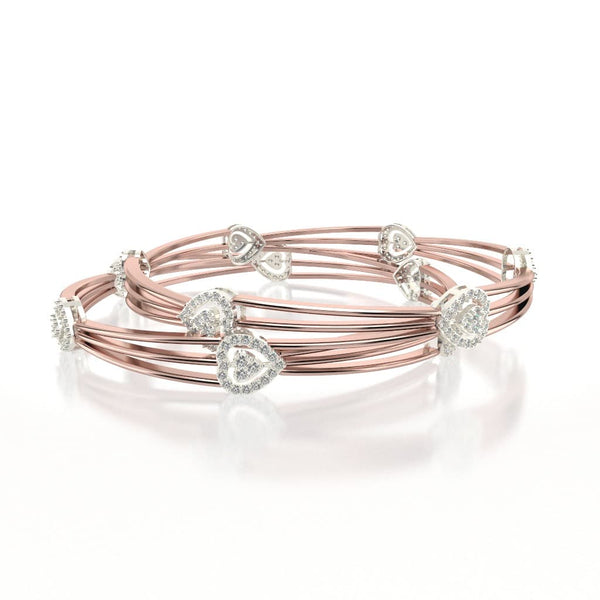 THE HEART DIAMOND BANGLE