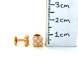 Diamond Studs, Diamond earrings, earring, gold Earring, dimoand jewellery, Efif diamond Jewellery 