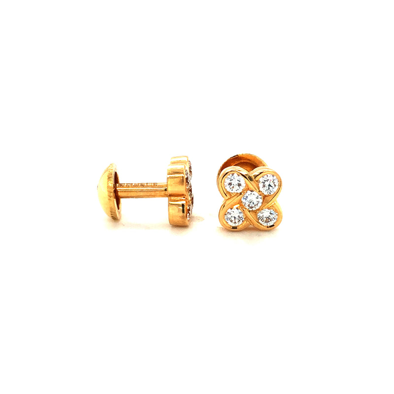 Diamond Studs, Diamond earrings, earring, gold Earring, dimoand jewellery, Efif diamond Jewellery 